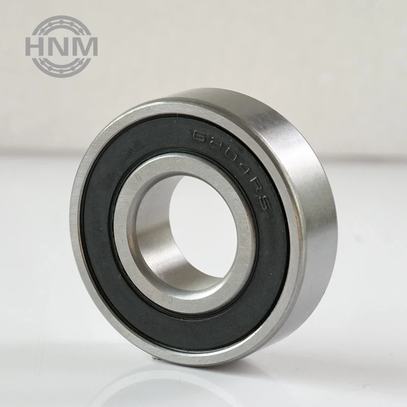 6204RS gilus griovelio rutuliniai guoliai su sandarikliu