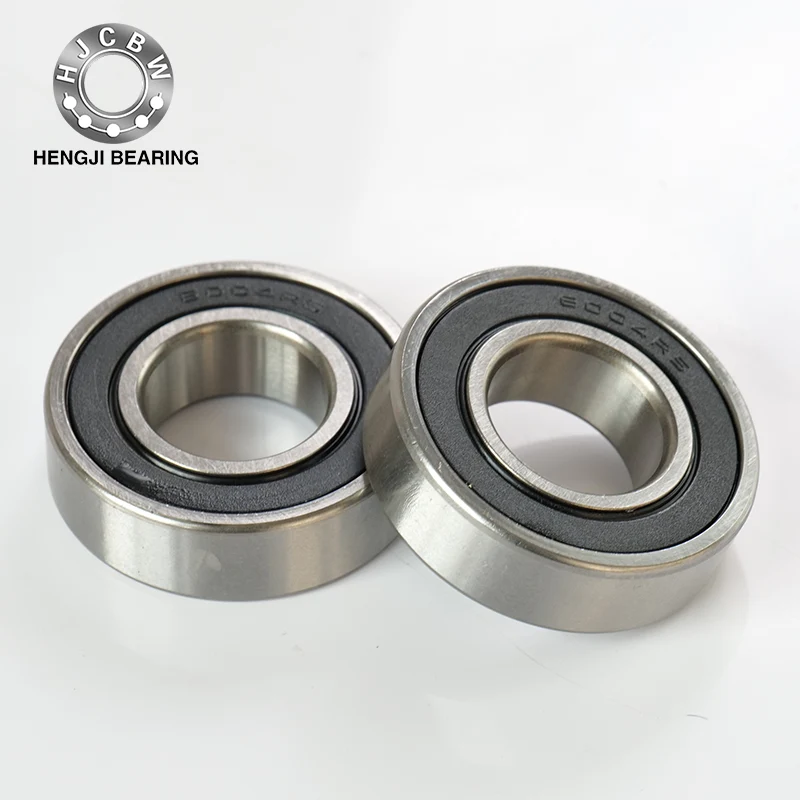 6004RS gilus griovelio rutuliniai guoliai su „Snap Ring“ grioveliu