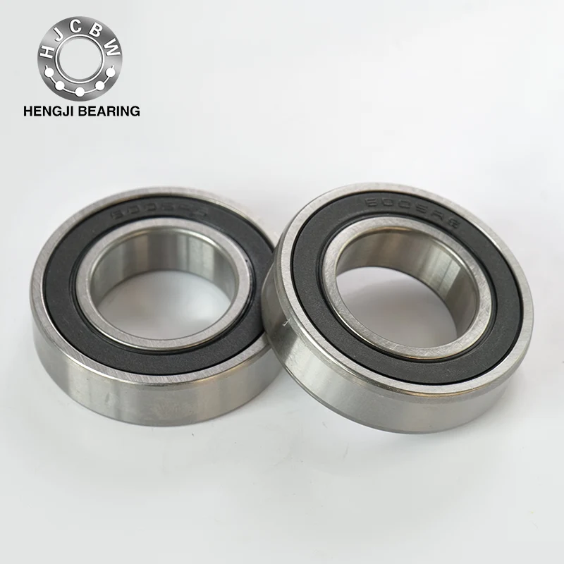 6005RS gilus griovelio rutuliniai guoliai su sandarikliu