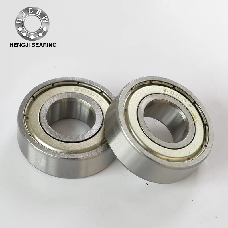 6202Z giliojo griovelio rutulinių guolių su „Snap Ring“ grioveliu