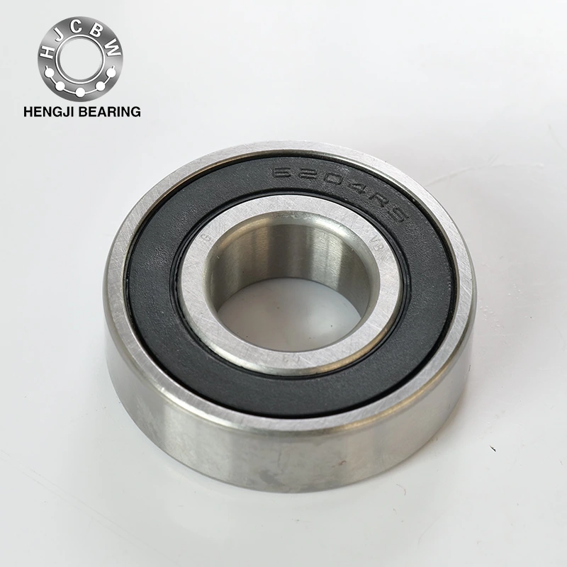6204RS gilus griovelio rutuliniai guoliai su sandarikliu